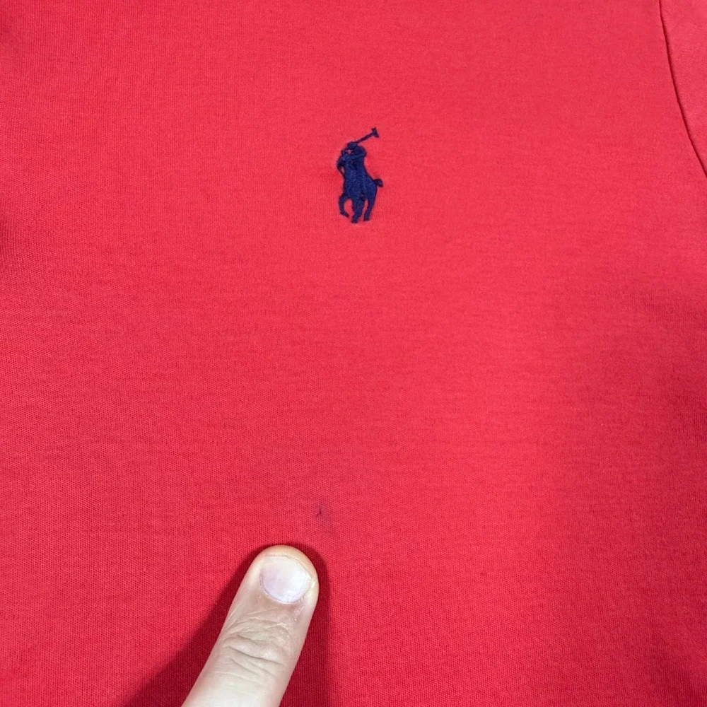 Polo Ralph Lauren Mens Classic Fit Red Short Sleeve Polo Shirt Large L‎ Cotton